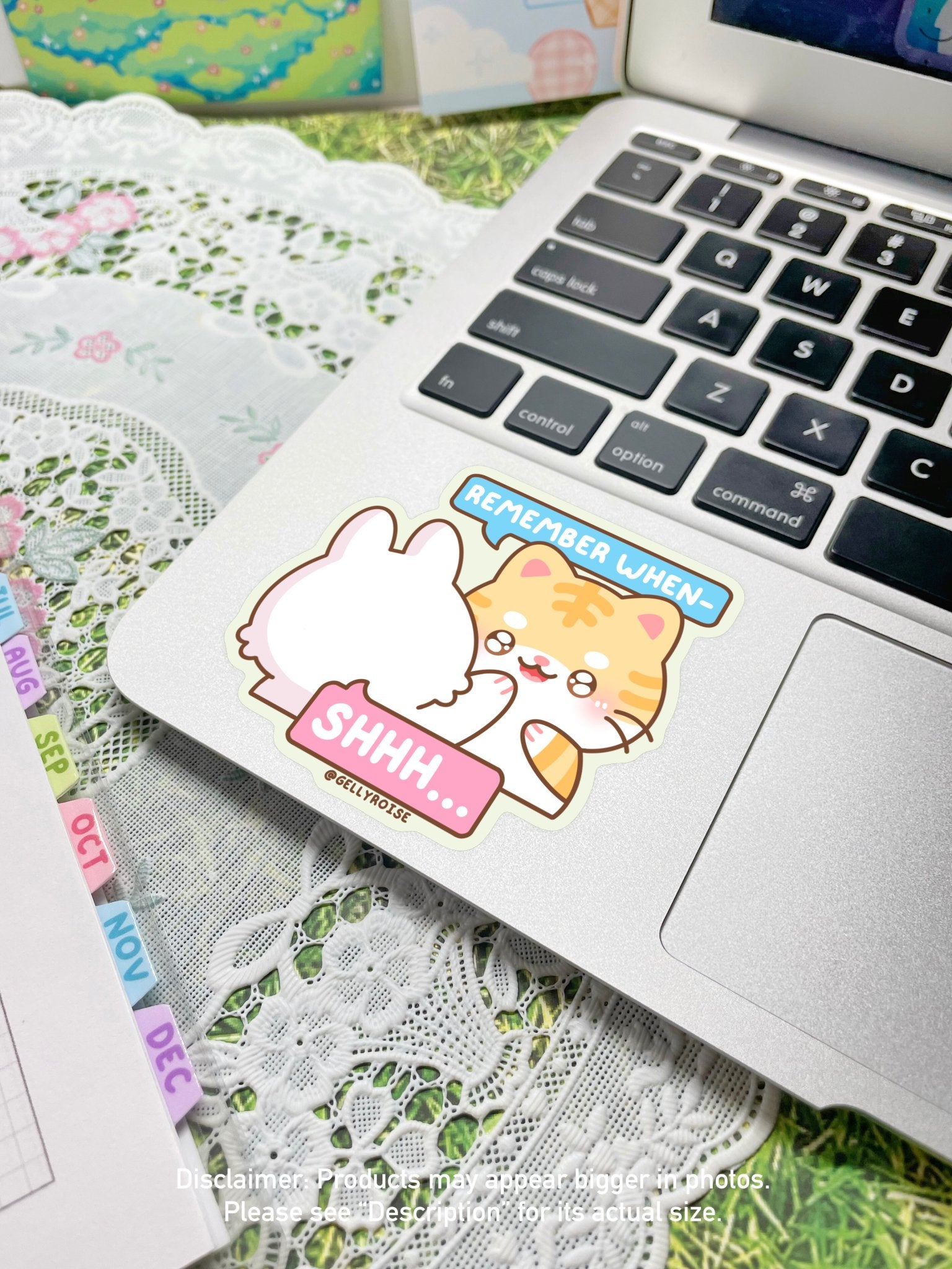 NEW Remember When Cat Waterproof Sticker - Gelly Roise