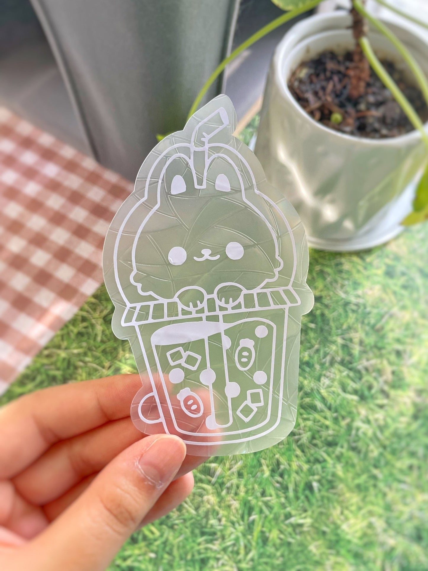 Bunny x Boba Window Suncatcher - Gelly Roise