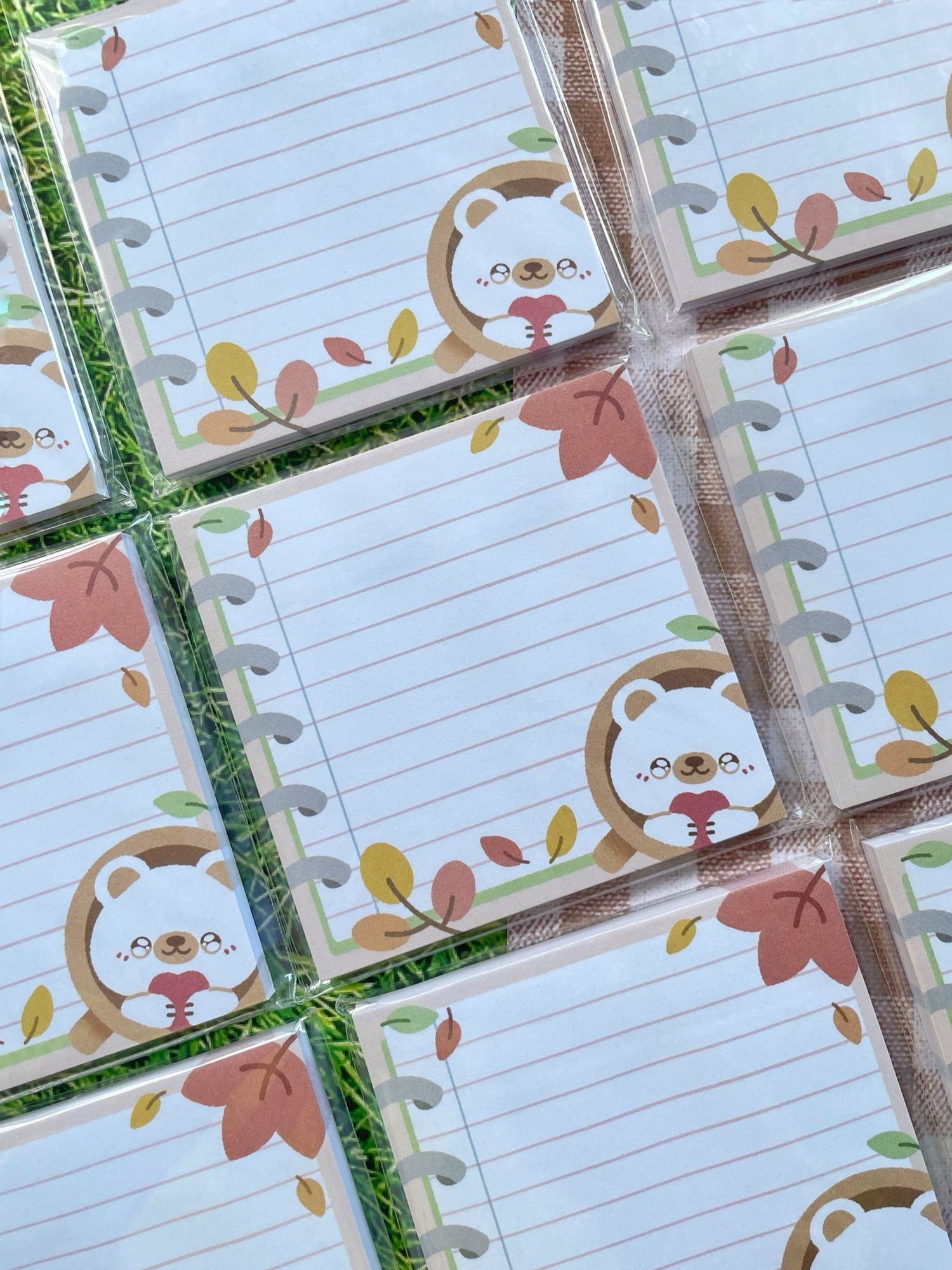 New B-grade Autumn Journal Sticky Notes - Gelly Roise