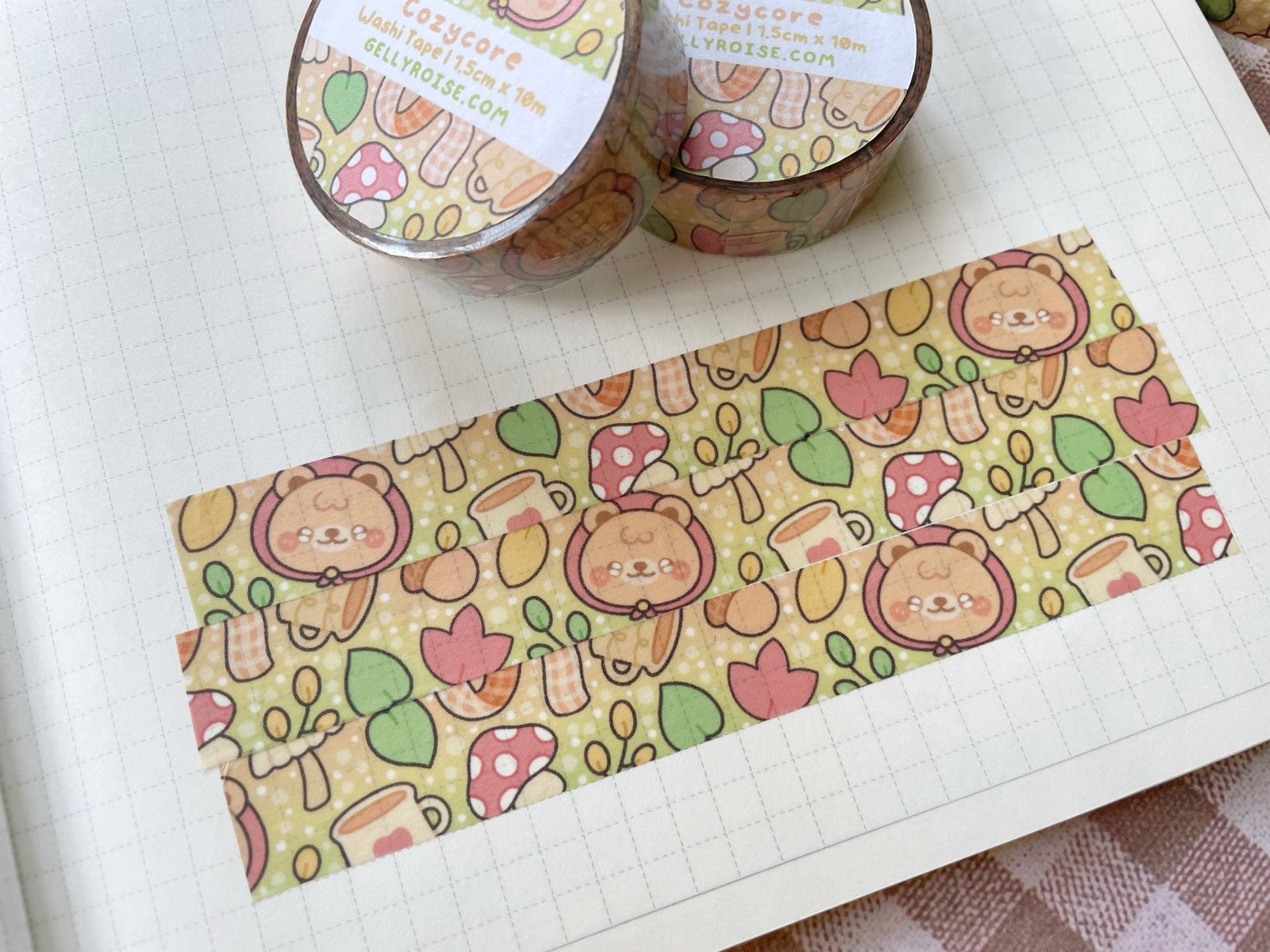 New Cozycore Washi Tape - Gelly Roise